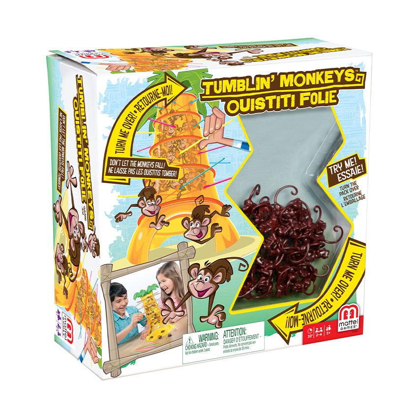 Mattel Games - SOS Ouistiti - Jeu de Société Familles - 5 ans et + - Zoma