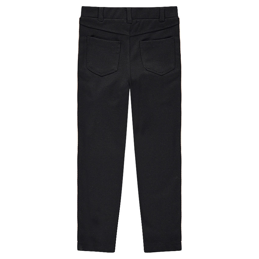 Jegging en milano avec bandes contrastées et poches 