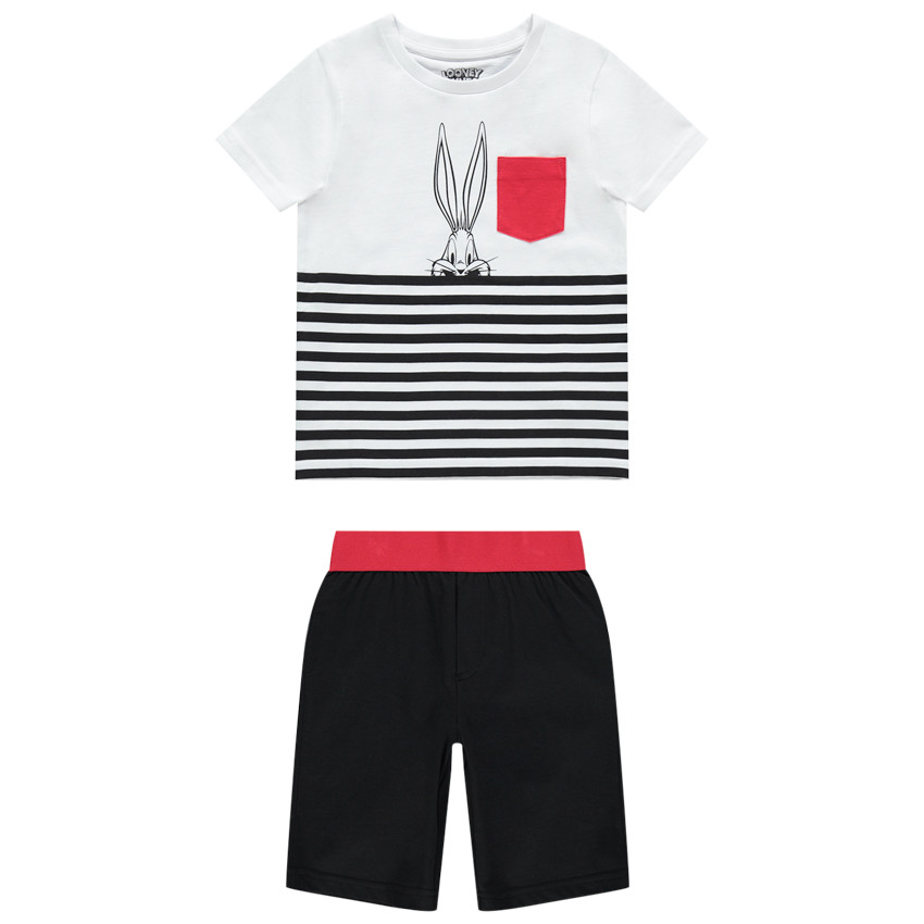 Ensemble en coton print Bugs Bunny Looney Tunes 
