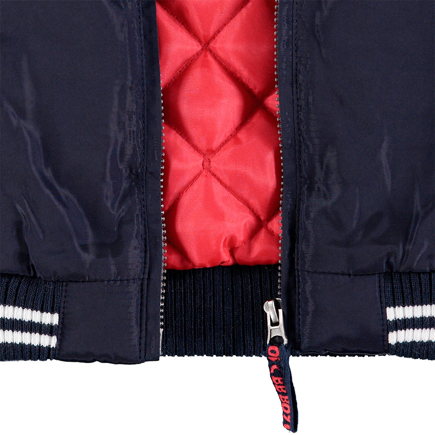 Blouson style teddy avec poches zippées 