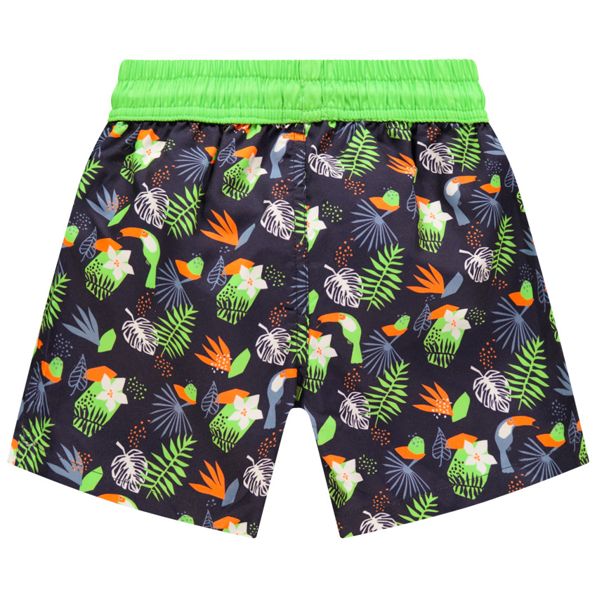 Short de bain imprimé esprit jungle pour enfant garçon 