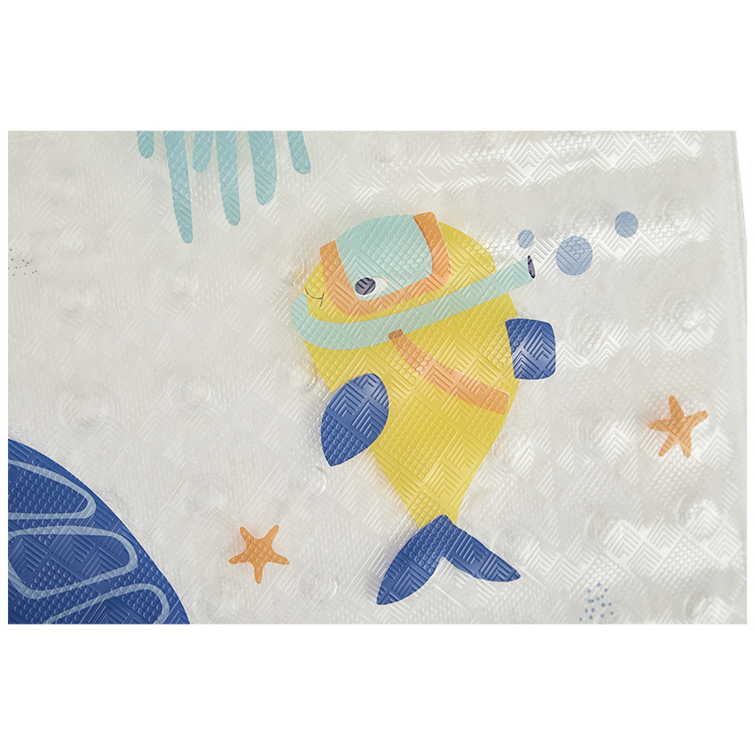 Tapis de bain XXL 40x90 cm Aloha 2.0 - Transparent (Prémaman) - Image 2