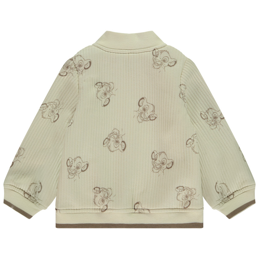 Gilet teddy matelassé imprimé Simba Disney pour bébé garçon 