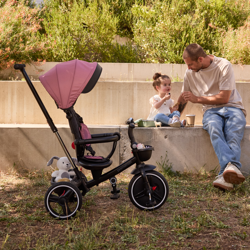 Tricycle évolutif Triky 5 en 1 Rose 