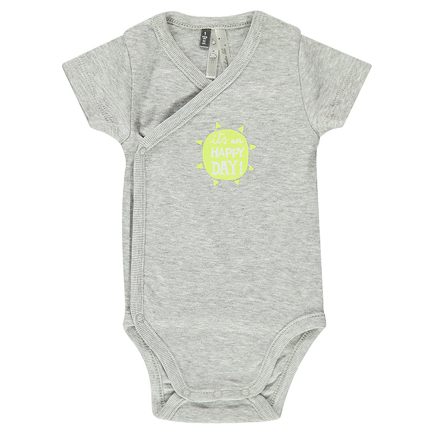 Lot de 3 bodies manches courtes assortis avec print fantaisie 