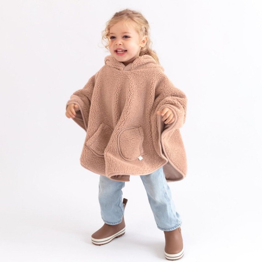 Poncho de voyage - Teddy+Pady jersey - Natural - 9/36 m 