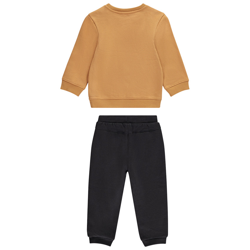 Ensemble jogging molleton avec puff print pour bébé garçon 