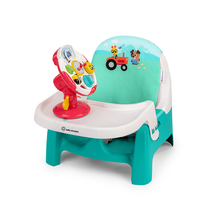 Rehausseur de chaise Farm Explorers bleu