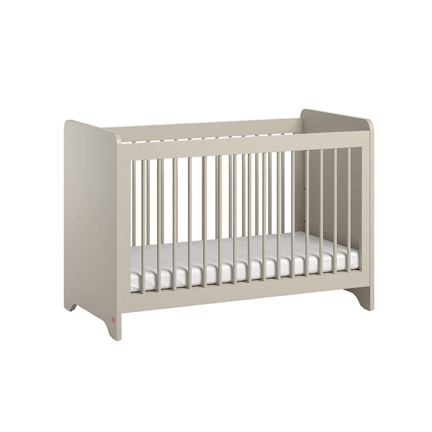 Lit bébé 60 x 120 cm Ova gris-beige 