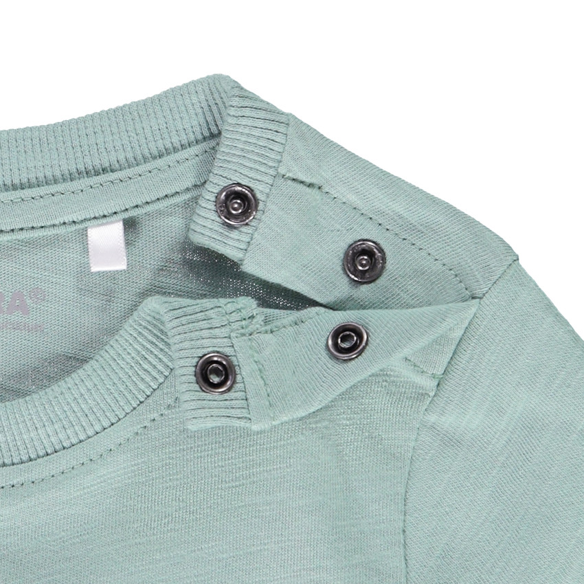 T-shirt manches courtes en jersey slub print Londres pour bébé garçon 