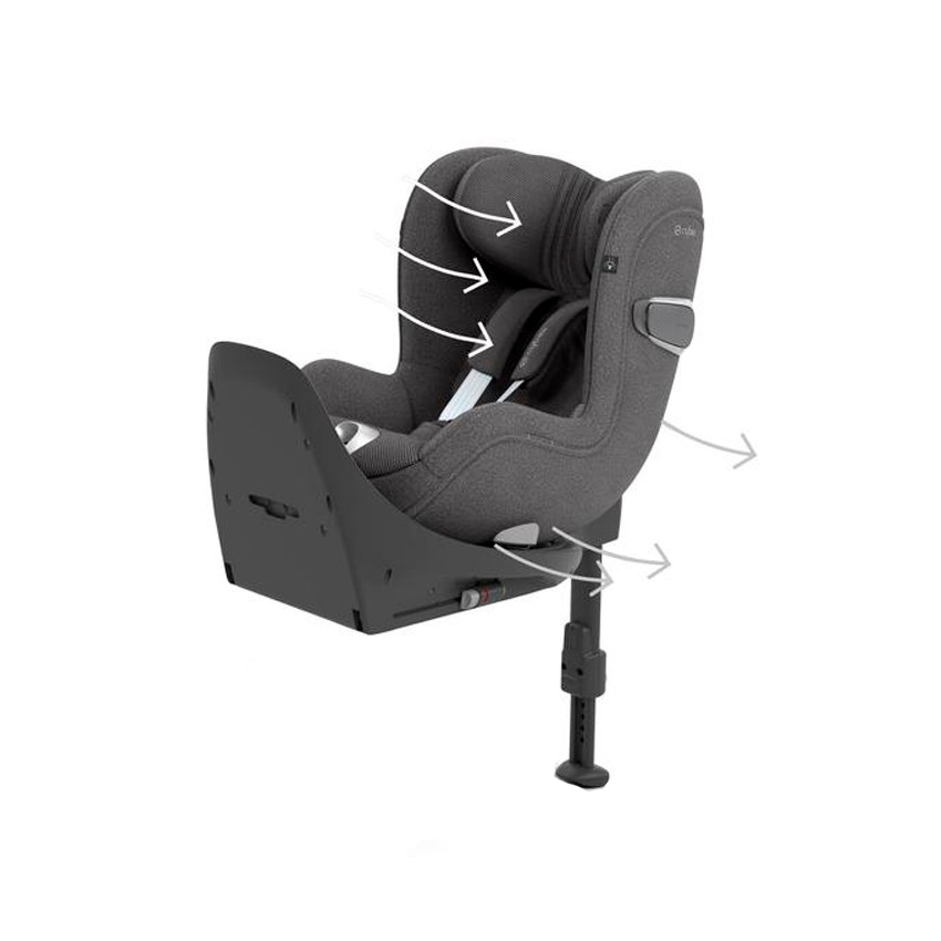 Siège-auto groupe 0/1 Sirona T I-Size Plus Mirage Grey - Gris (Cybex) - Image 1