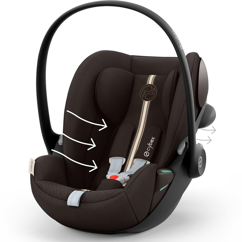 Siège auto I-Size Cloud G3 2026 tissus Plus - Chocolate Brown-Brown 