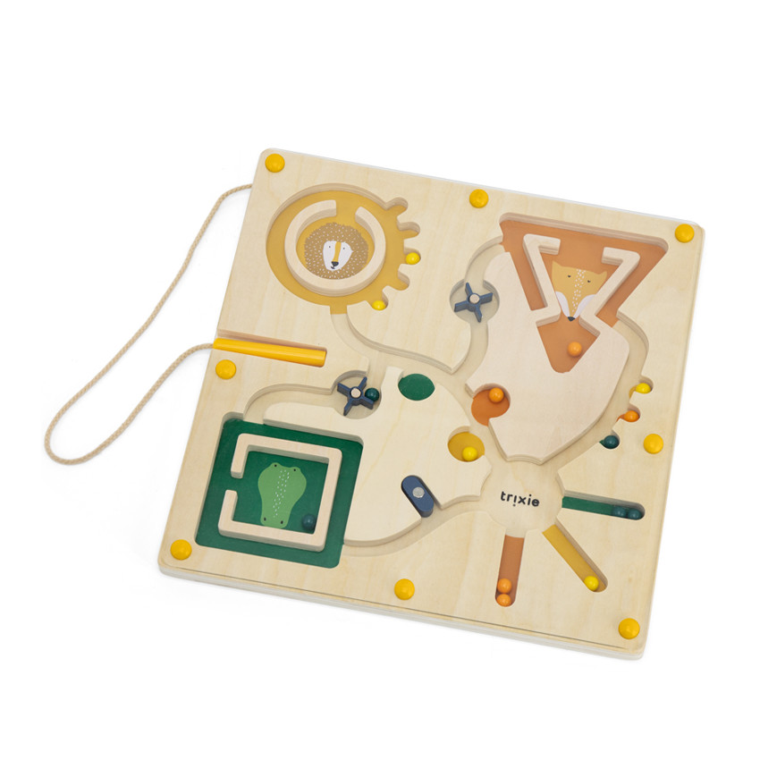 Labyrinthe de billes en bois   