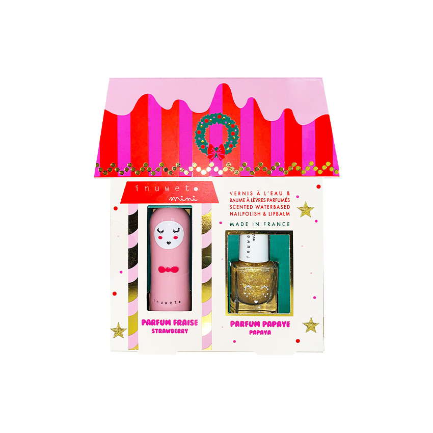 Coffret duo Maison Juliette baume à lèvres + vernis parfumés 