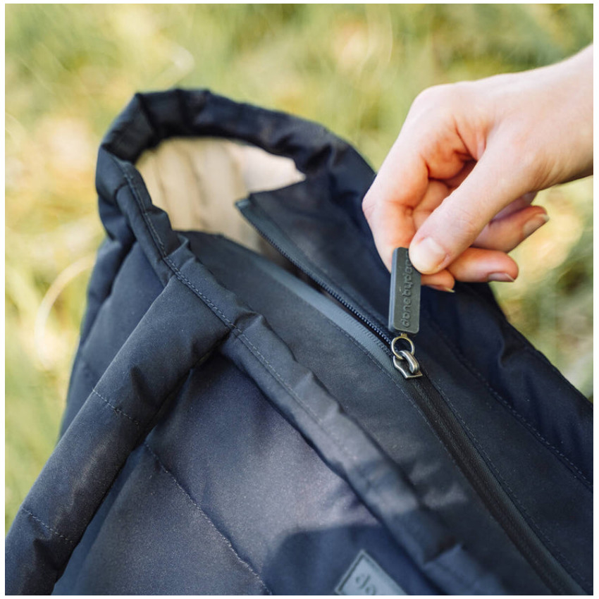 Sac à langer fourre-tout matelassé Noir 