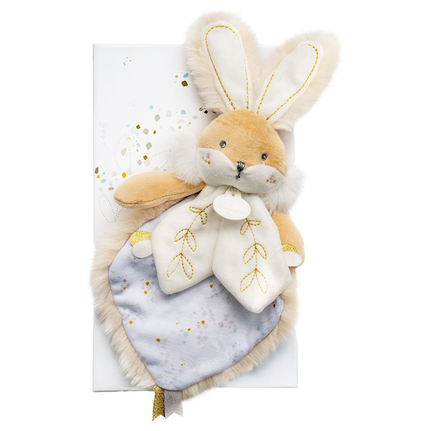 Doudou Lapin de sucre - Blanc 