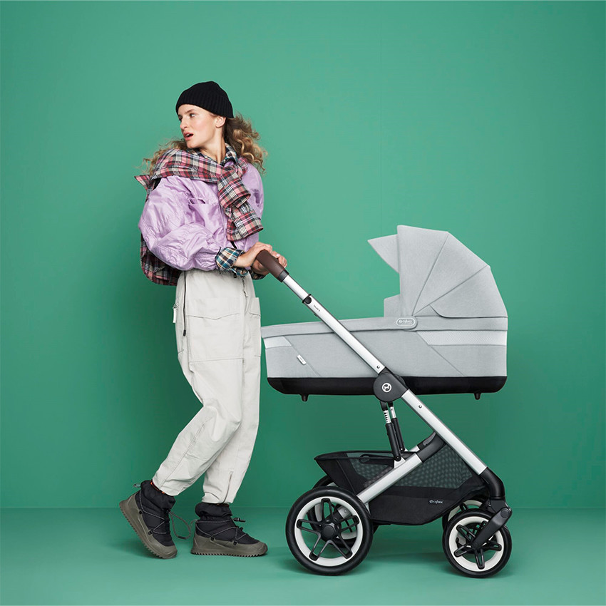 Nacelle Cot S Lux stone grey 