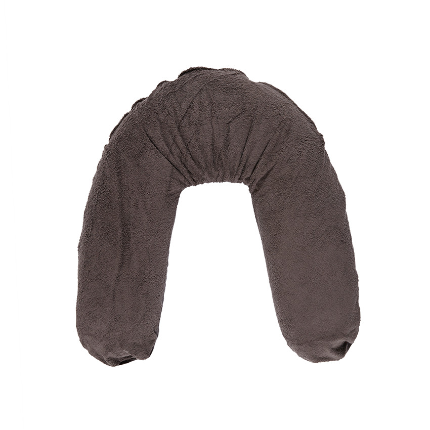 Housse de coussin d'allaitement - Gris anthracite 