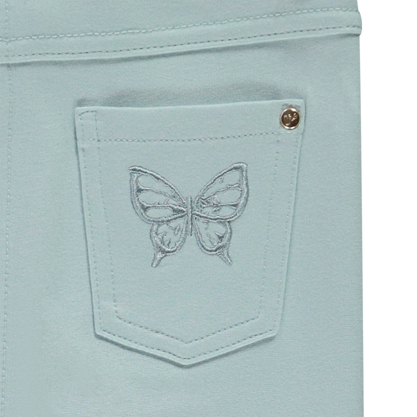 Jegging skinny milano broderie papillon pour fille 