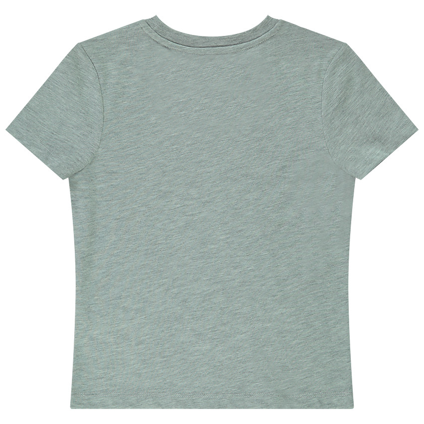 T-shirt manches courtes print et sequins magiques printés pour garçon 