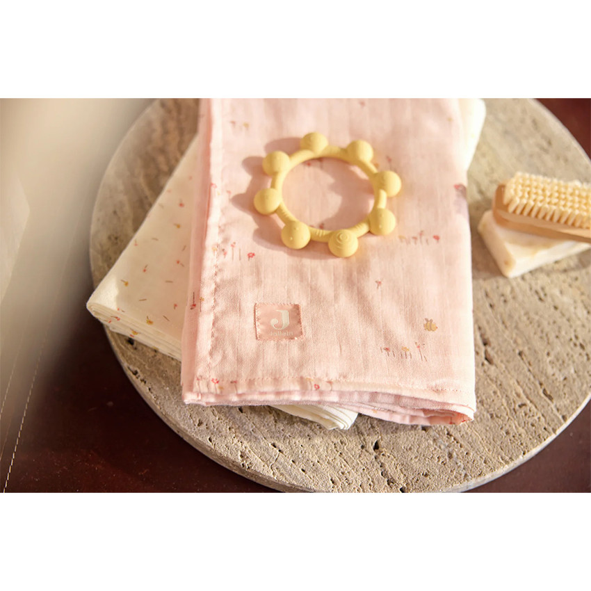 Lange tétra gaze de coton 115x115cm Pretty Picnic 2pcs 