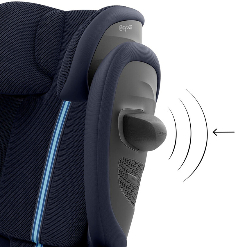 Siège-auto pliable Solution G2 i-Fix tissu Plus ocean blue 