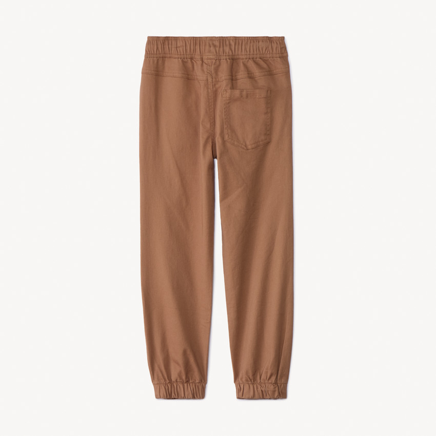 Pantalon jogger en twill uni pour garçon  