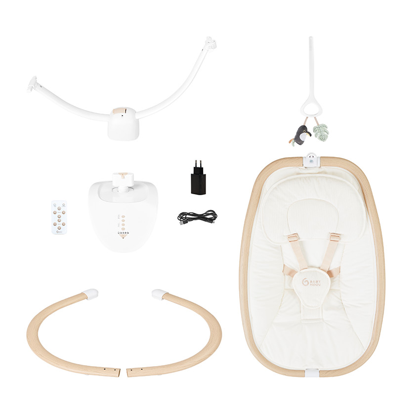 Hamaca bébé Swoon Hoop avec adaptateur - Sable 