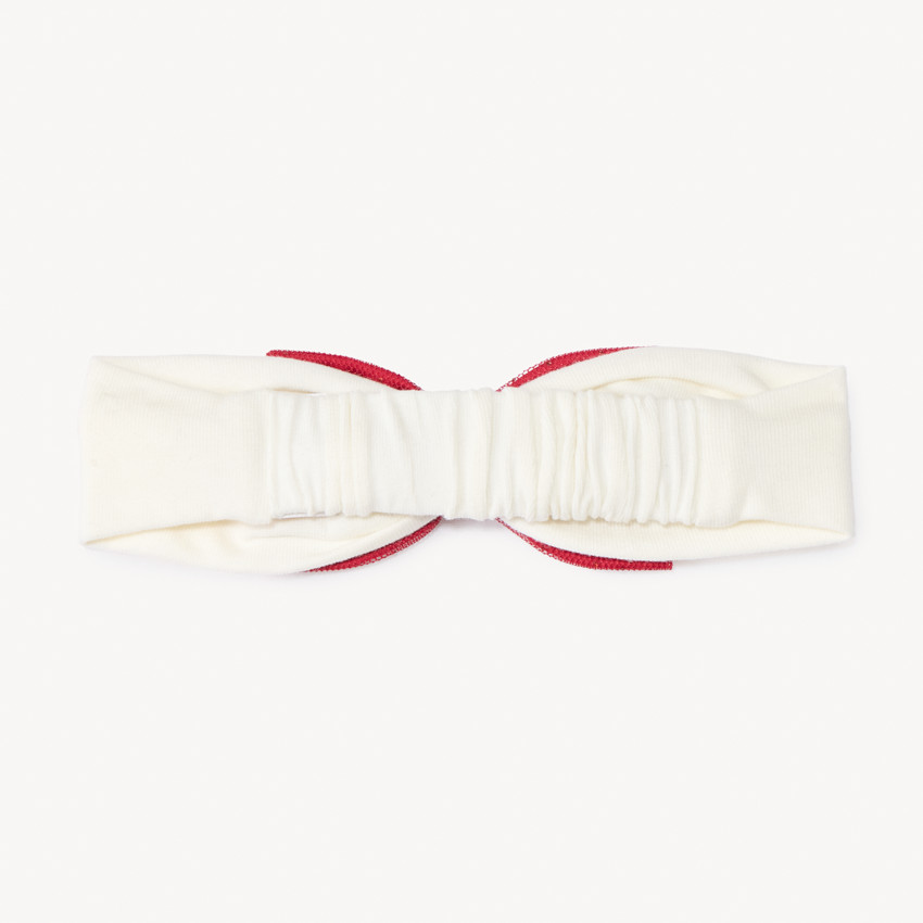Bandeau avec nœud en tulle pailleté pour bébé fille 