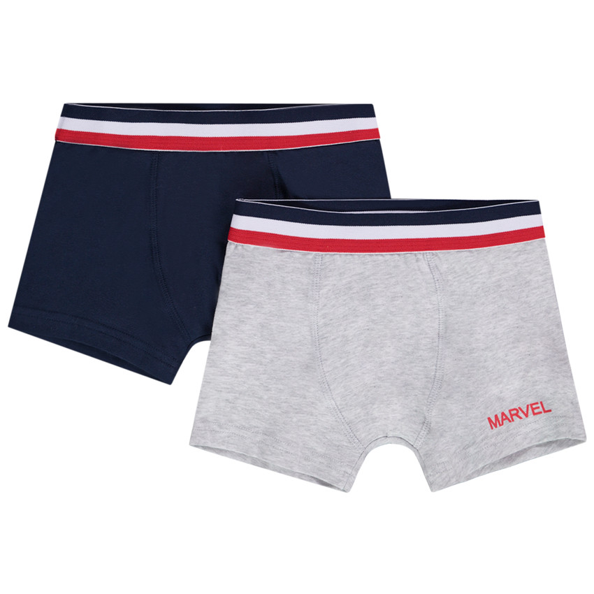 Lot de 2 boxers fantaisie Marvel pour garcon Orchestra