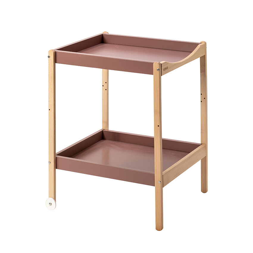 Table à langer Margot hybride vieux rose 