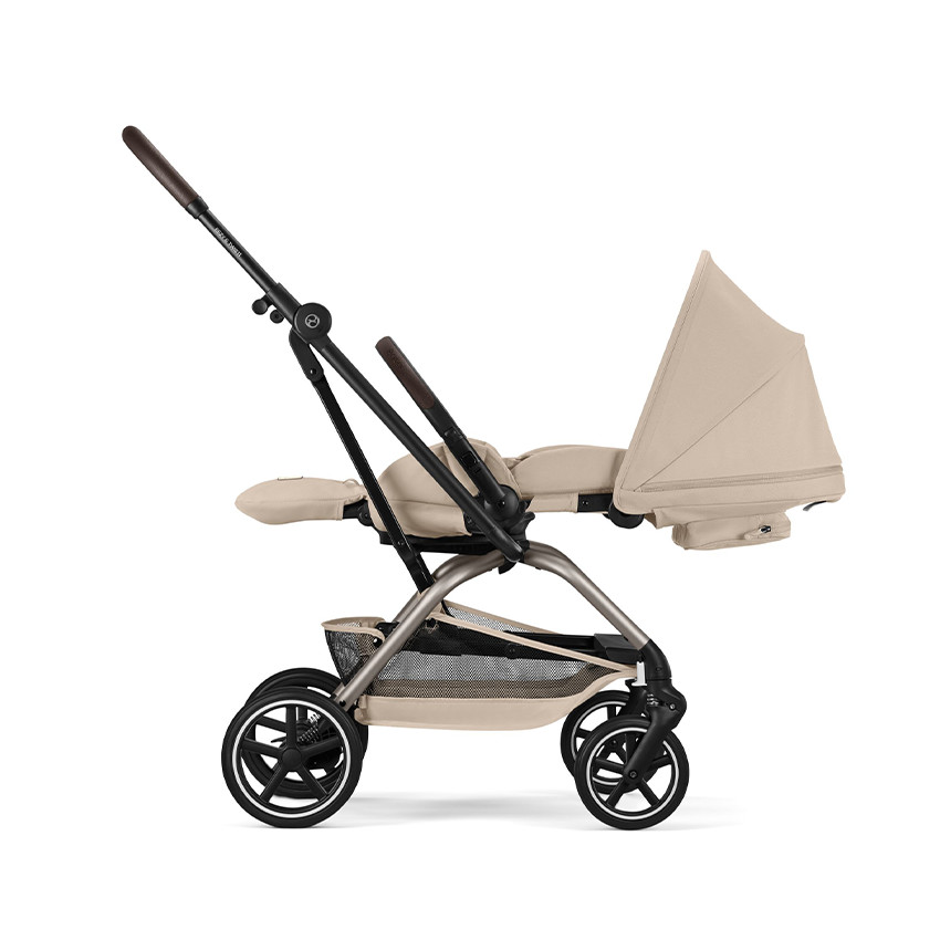 Poussette à siège rotatif Eezy S Twist+ 2 - Almond Beige 