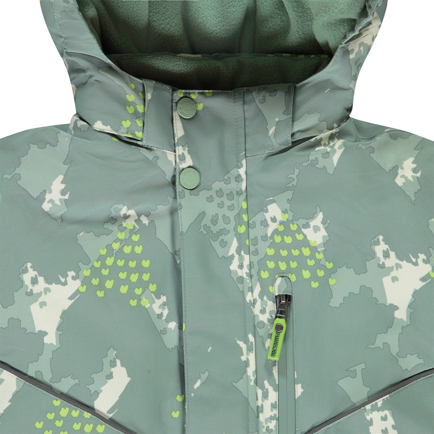 Blouson de ski doublé avec imprimé fantaisie pour garçon 