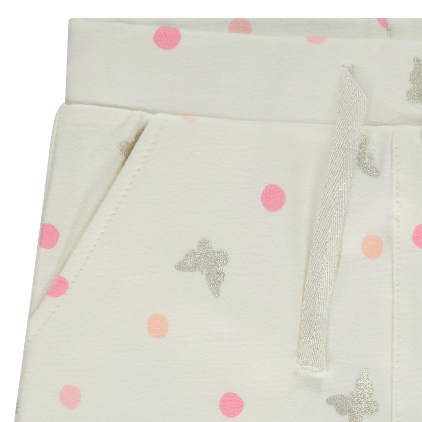 Jogging molleton imprimé fantaisie pour bébé fille 