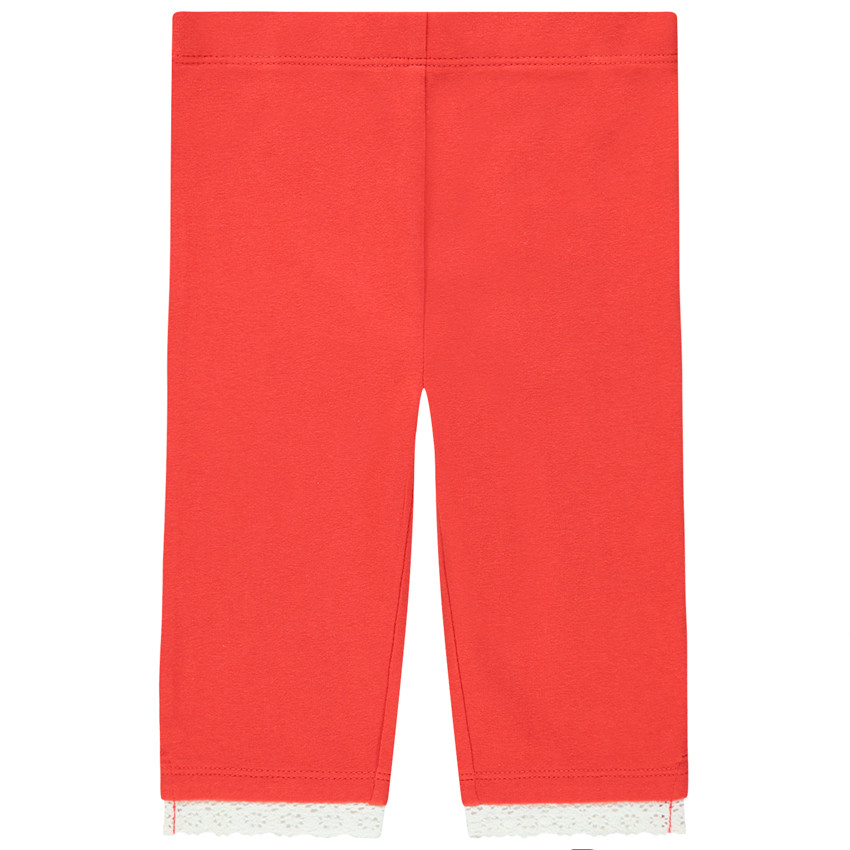 Corsaire en jersey finition broderie anglaise 