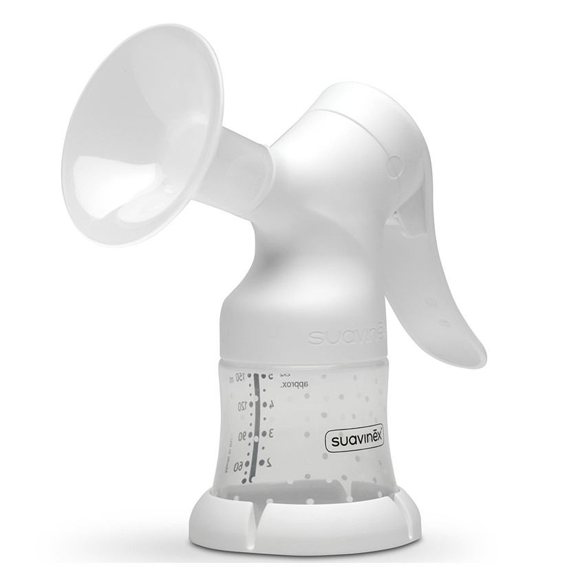 Tire-lait manuel + biberon Zero Zero 120 ml - Blanc (Suavinex) - Image 2