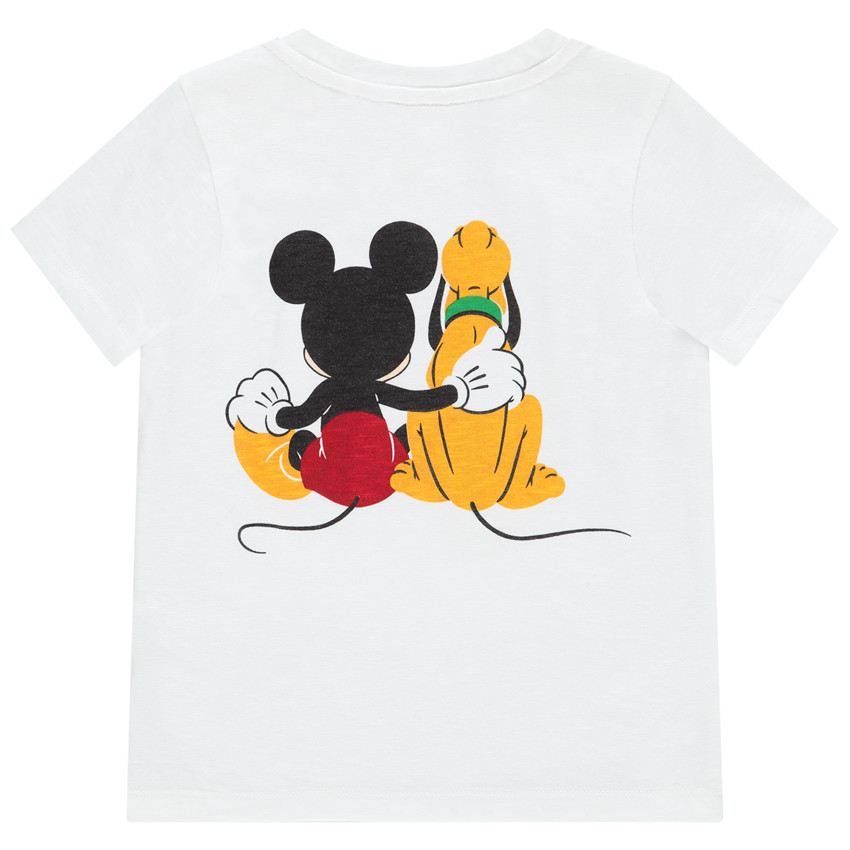 T-shirt manches courtes Mickey et Pluto Disney pour bébé garçon 