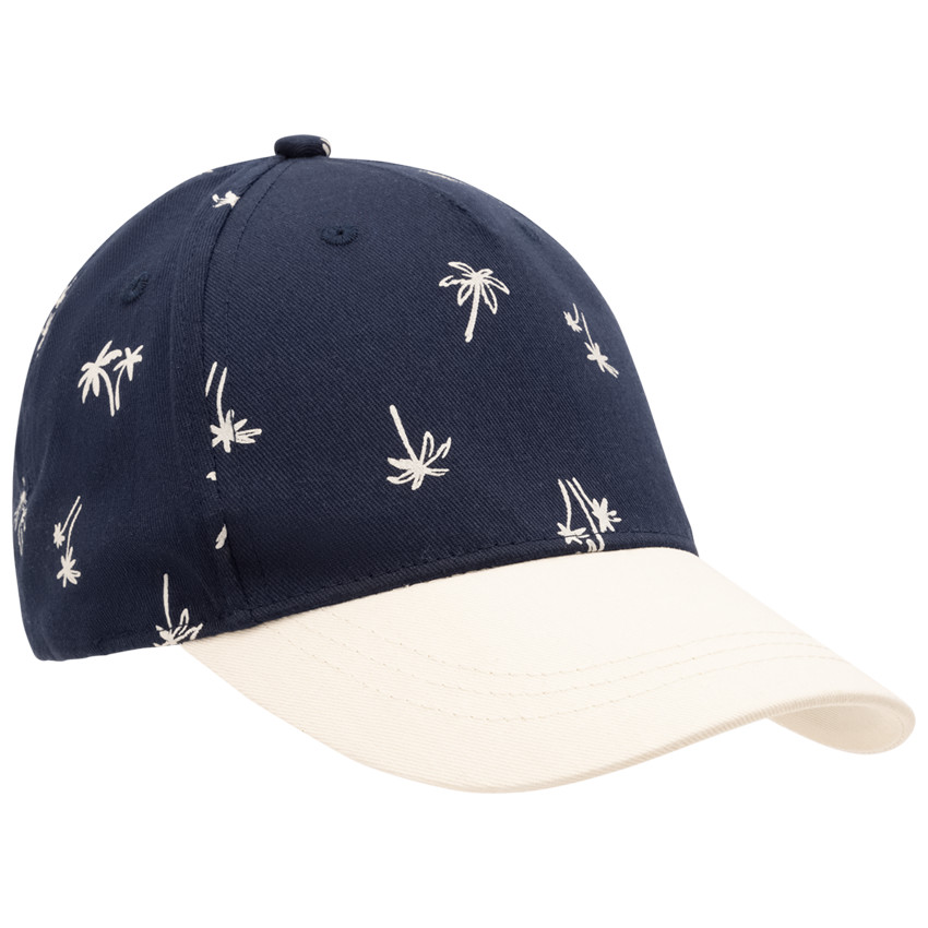 Casquette bicolore imprimé palmiers pour garçon 