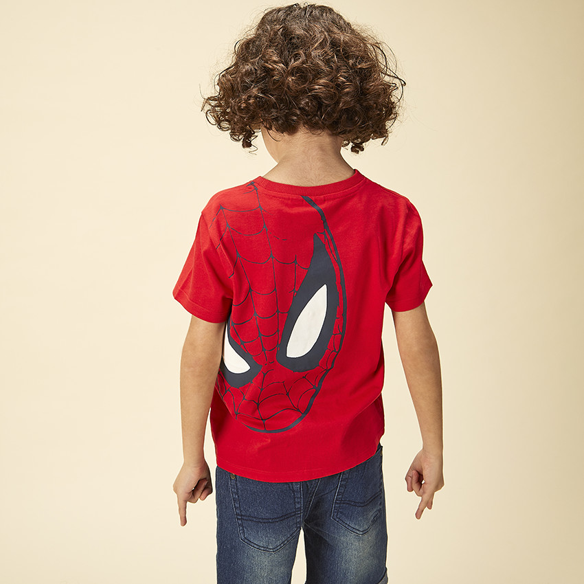 T-shirt manches courtes prints Spider-Man Marvel pour garçon 