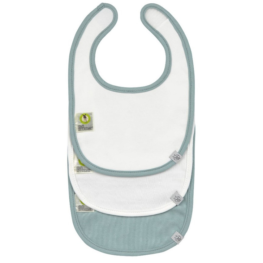 Lot de 3 bavoirs naissance Tiny Team Dog 