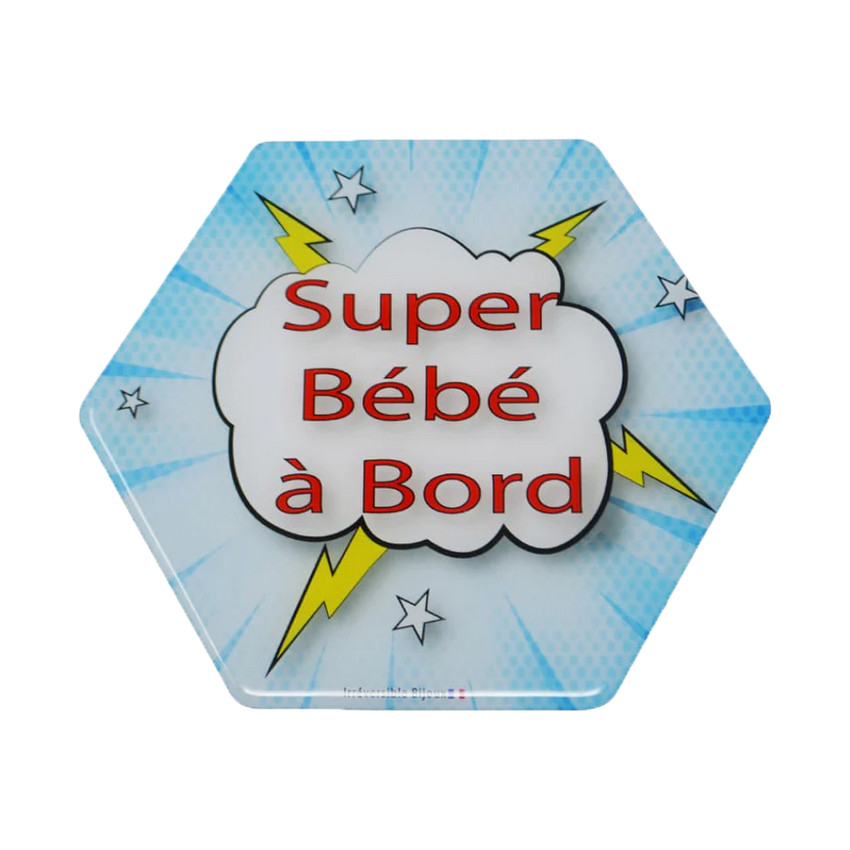 Adhésif bébé à bord - Super Bébé 