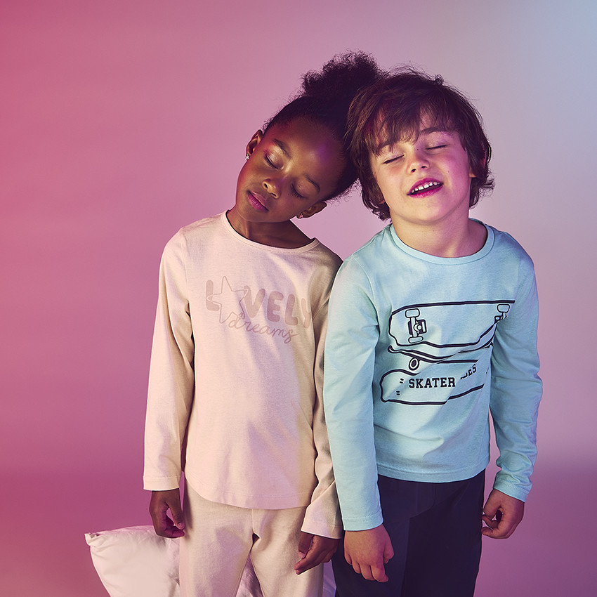 Set pyjama 2 pièces avec print skate fantaisie pour garçon  