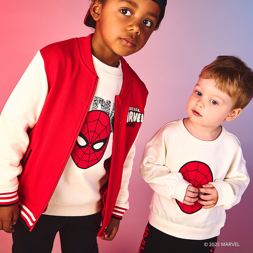Veste teddy en molleton Spider-Man Marvel pour garçon 