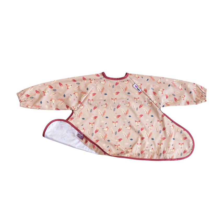 Bavoir tablier ventousé Cover & Catch imprimé Renard