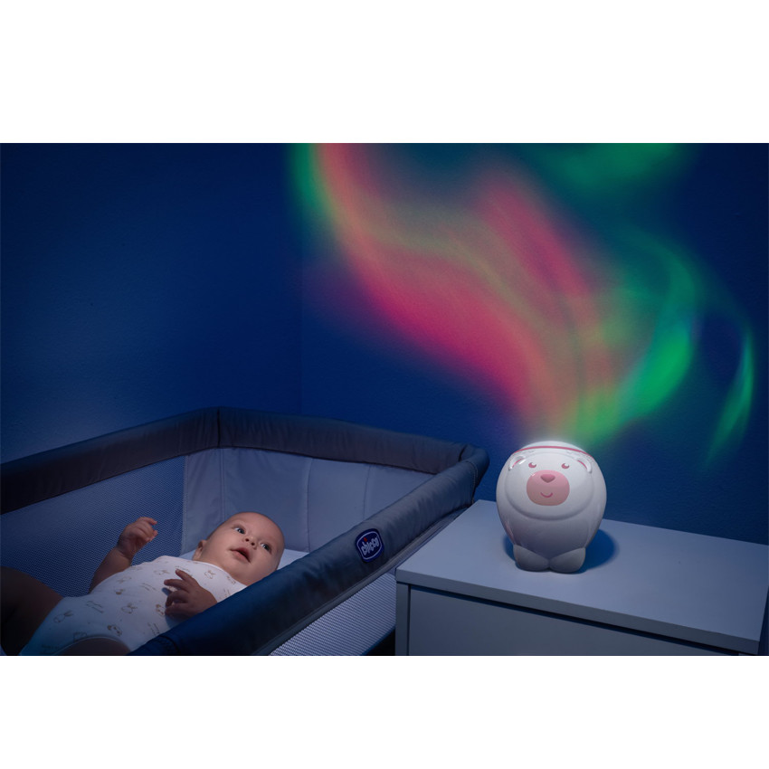 Projecteur Ourson polaire Rose 