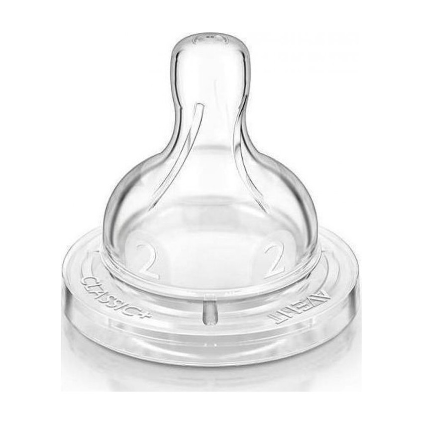 Lot de 2 tétines Classic+ débit lent 