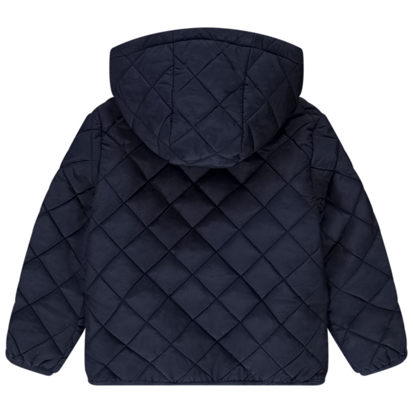 Veste à capuche effet matelassé doublure sherpa mixte 