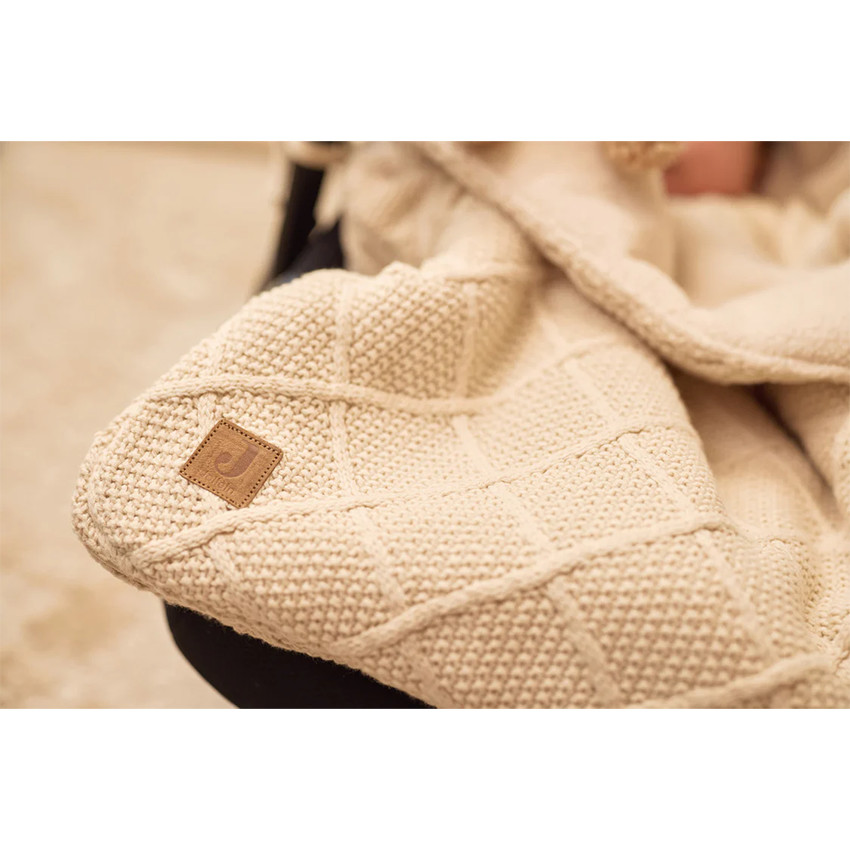 Nid d'Ange pour siège auto bébé 0+ Knit Oatmeal - Beige (Jollein) - Image 4