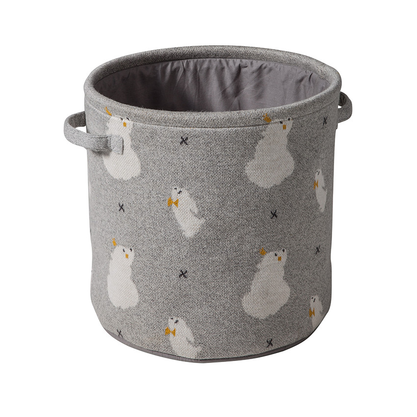 Panier de rangement en jacquard Timeless  