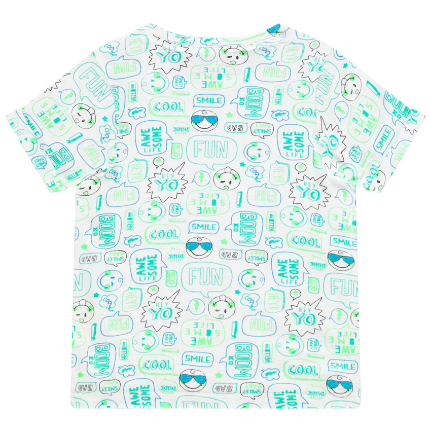 T-shirt en coton Smiley Baby pour bébé garçon 